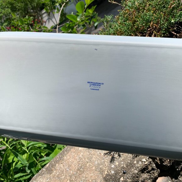 Vtg Rare Bernardaud Limoges French Long Plate - Picture 4 of 13